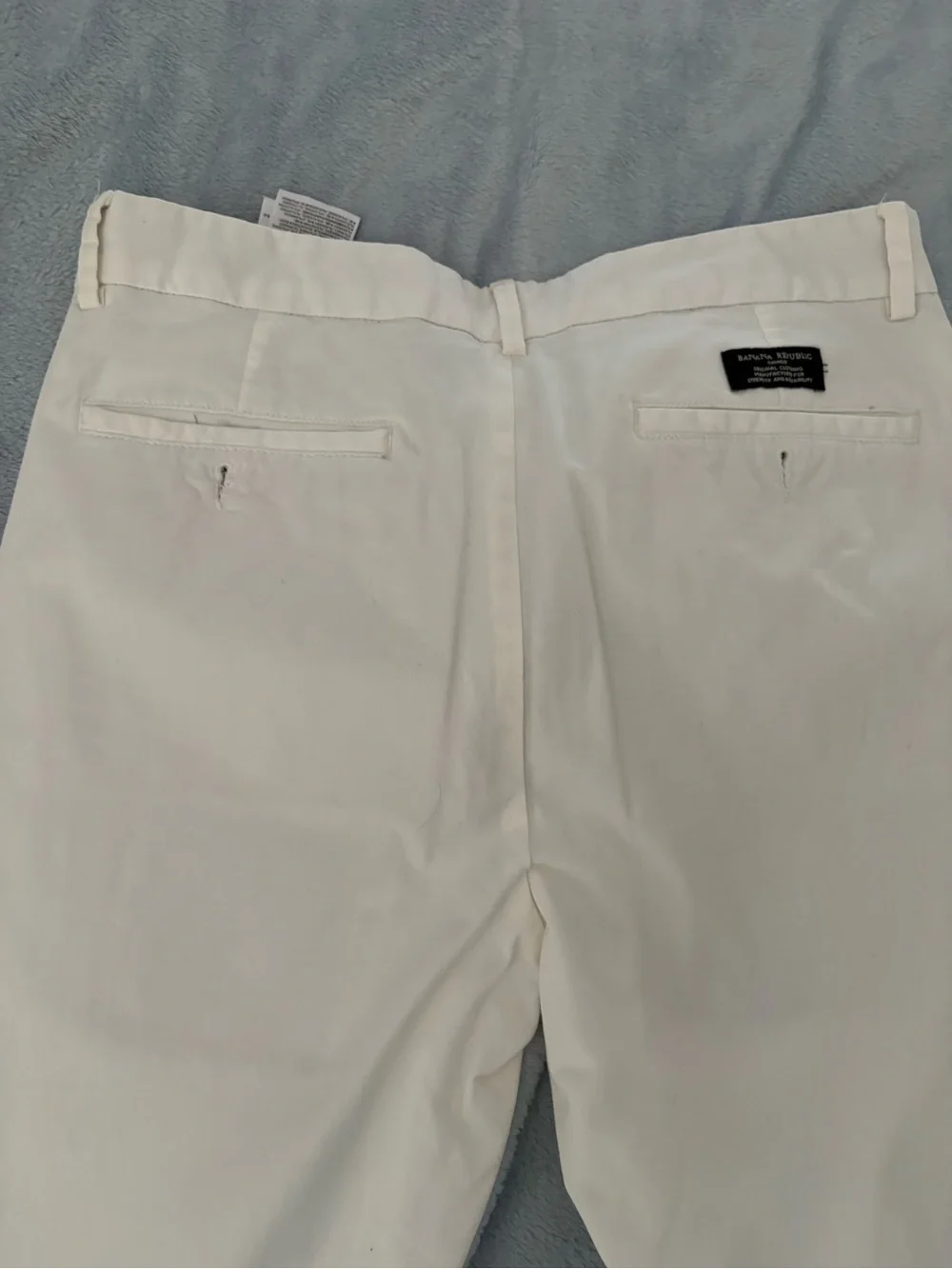 Men's Classic white Chino Pants - Tailored Fit